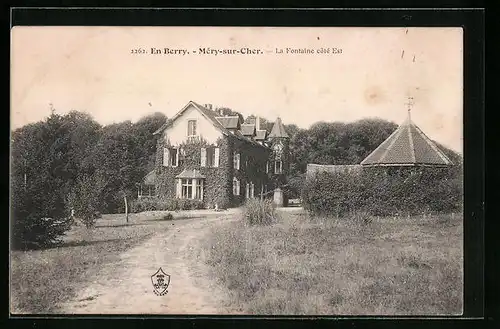 AK Mery-sur-Cher, La Fontaine cote Est