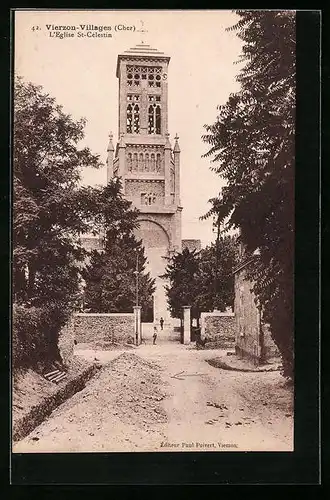 AK Vierzon, L`Eglise St-Celestin