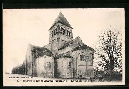 AK La Celle, Église Romaine XIe siècle