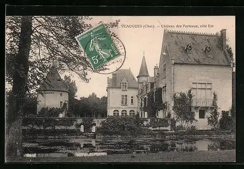 AK Veaugues, Château des Porteaux, Côté Est