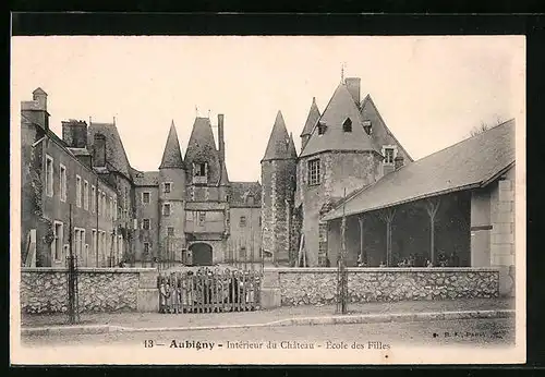 AK Aubigny, Intérieur du Château, École des Filles