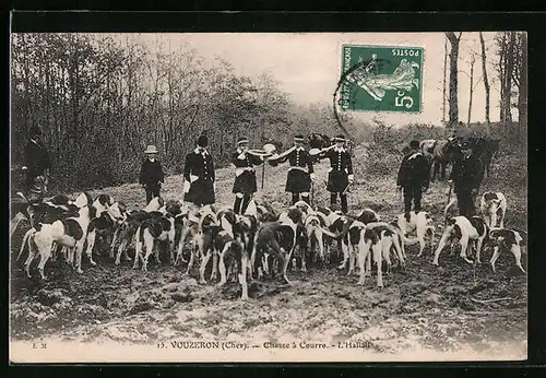 AK Vouzeron, Chasse a Courre - L`Hallali