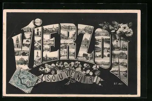 AK Vierzon, Souvenir, Motive aus dem Ort