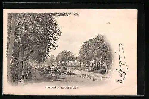 AK Sancoins, La Gare du Canal