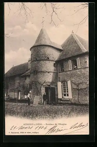 AK Aubigny-sur-Nère, Exterieur de l`Hospice