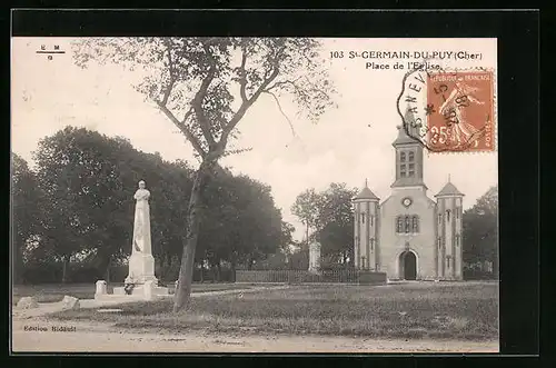 AK St-Germain-du-Puy, Place de l`Eglise