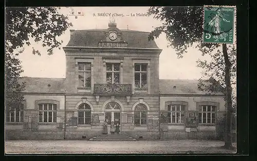 AK Brécy, La Mairie