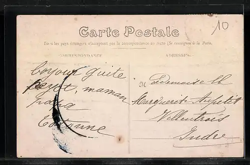 AK Villequiers, Rue Centrale