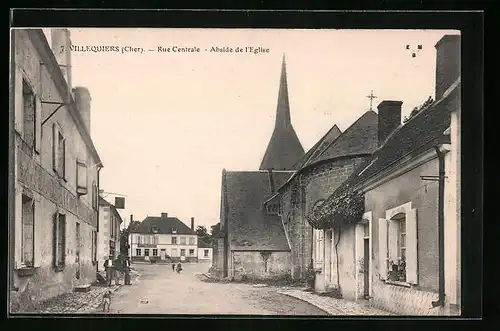 AK Villequiers, Rue Centrale