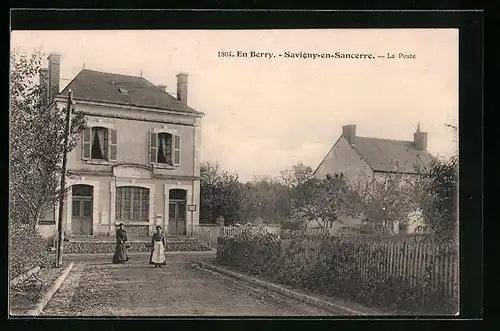 AK Savigny-en-Sancerre, La Poste