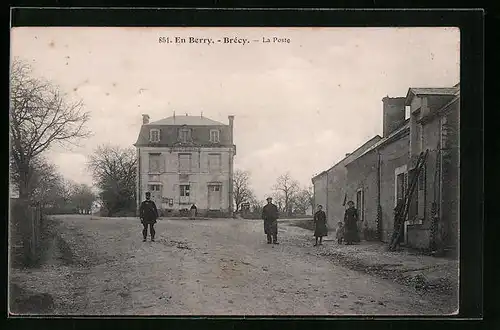 AK Brécy, La Poste