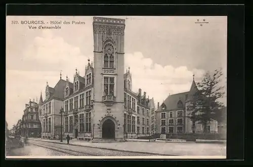 AK Bourges, Hôtel des Postes, Vue d`ensemble