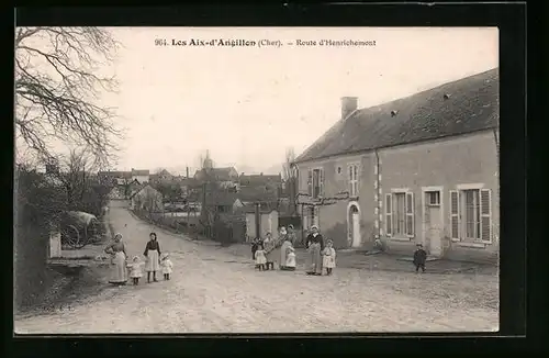 AK Les Aix-d`Angillon, Route d`Henrichemont