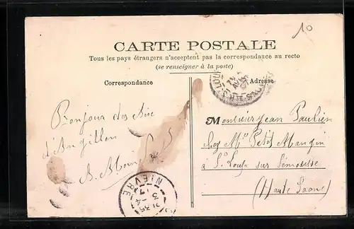 AK Les Aix-d`Angillon, La Mail