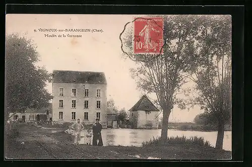 AK Vignoux-sur-Barangeon, Moulin de la Vernusse