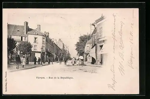 AK Vierzon, Rue de la Republique
