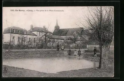 AK Couy, Vue prise de la Mare Communale