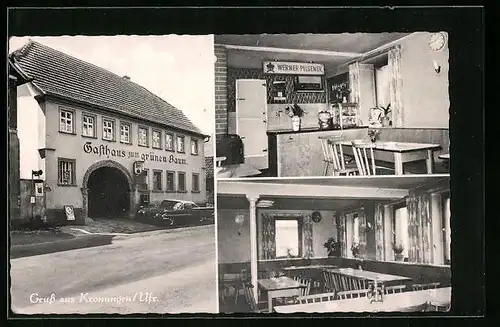 AK Kronungen /Ufr., Gasthaus zum grünen Baum