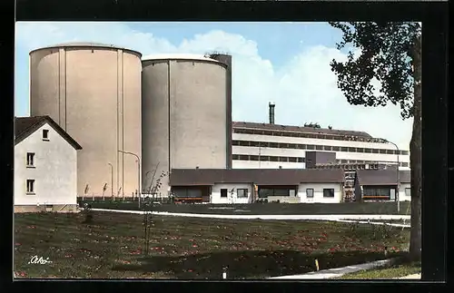 AK Plattling /Ndb., Teilansicht der Zuckerfabrik