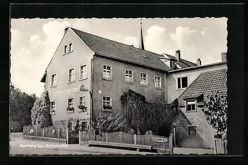 AK Kerbfeld bei Hofheim, Gasthaus und Bäckerei von Franz Lutz