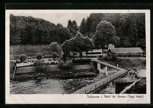 AK Passau, Gasthaus Triftsperre im Ilztal