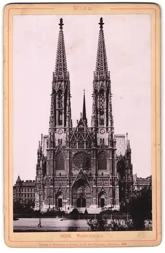 Fotografie Römmler & Jonas, Dresden, Ansicht Wien, Blick auf die Votivkirche