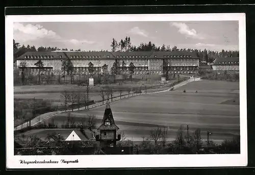 AK Bayreuth, Totalansicht vom Wagnerkrankenhaus