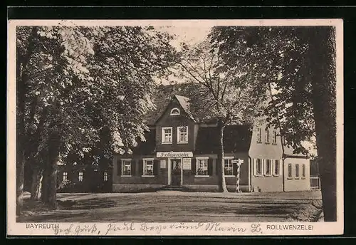 AK Bayreuth, Gasthaus Rollwenzelei