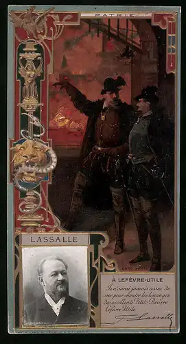 Sammelbild A Lefevre-Utile, Lassalle, Jugendstil