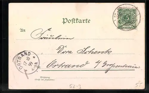 AK Blühende Tulpen mit Kindergesichtern