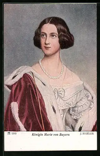 AK Königin Marie von Bayern