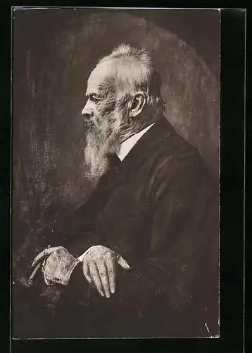 Künstler-AK Prinzregent Luitpold im Profil