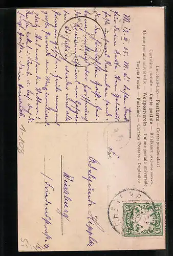 AK Prinzregent Luitpold mit Orden