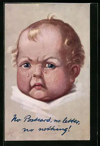 AK Curly Locks, Gesicht eines weinenden Kleinkindes