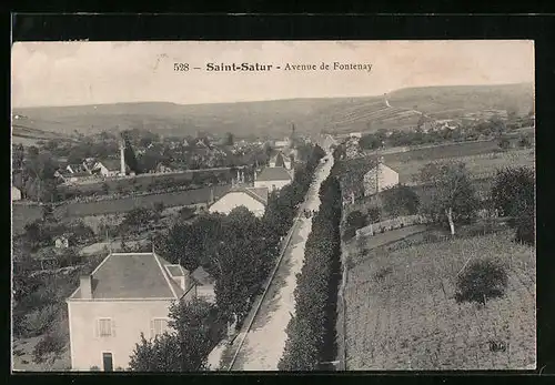 AK Saint-Satur, Avenue de Fontenay