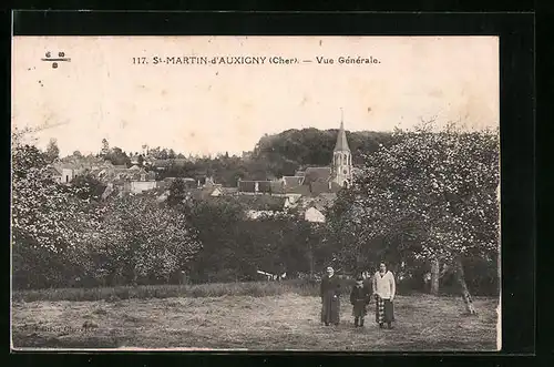 AK Saint-Martin-d`Auxigny, Vue Generale