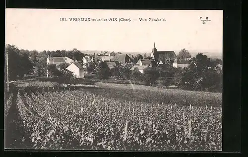 AK Vignoux-sous-les-Aix, Vue Generale