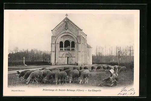 AK Villemont, Pelerinage de Sainte-Solange, La Chapelle