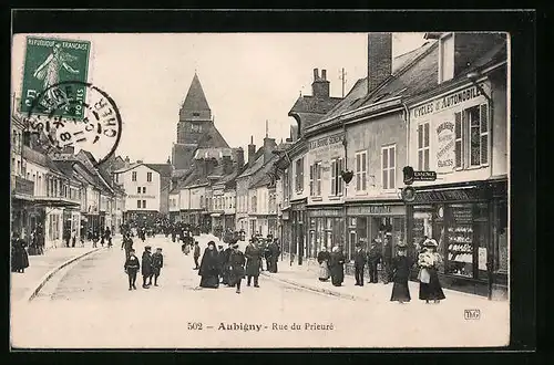 AK Aubigny-sur-Nère, Rue du Prieure