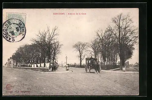 AK Sancoins, Avenue de la Gare
