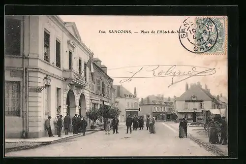 AK Sancoins, Place de l`Hotel de Villes