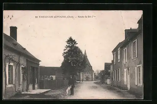 AK Farges-en-Septaine, Route de Bel Air