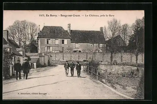 AK Bengy-sur-Craon, Le Chateau, pres la Gare
