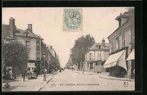 AK Vierzon, rue de la republique