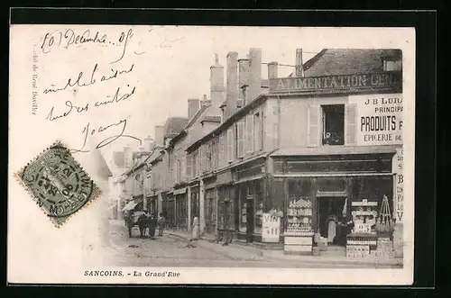 AK Sancoins, La Grand`Rue