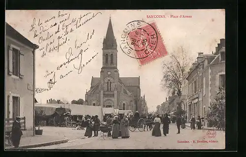 AK Sancoins, Place d`Armes