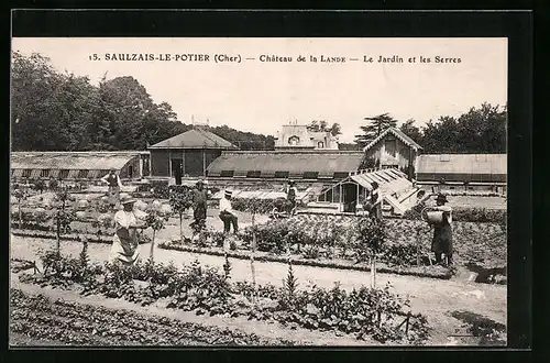 AK Saulzais-le-Potier, Chateau de la Lande