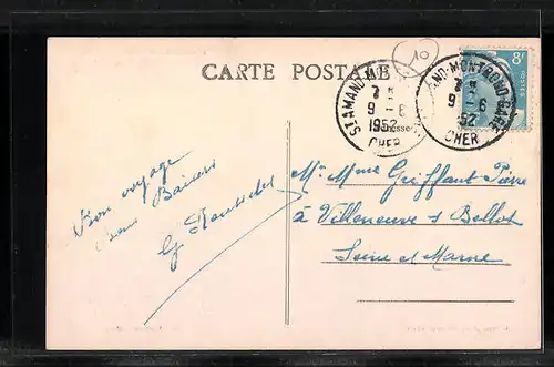 AK Fosse-Nouvelle, Partie mit Häusern