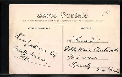 AK Vailly, la Grande Rue et l`Eglise