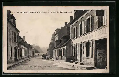 AK Saulzais-le-Potier, Route de St-Amand